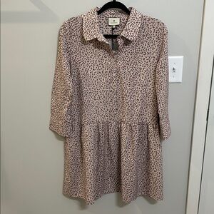 Tuckernuck Light Leopard Hayes Dress NWT